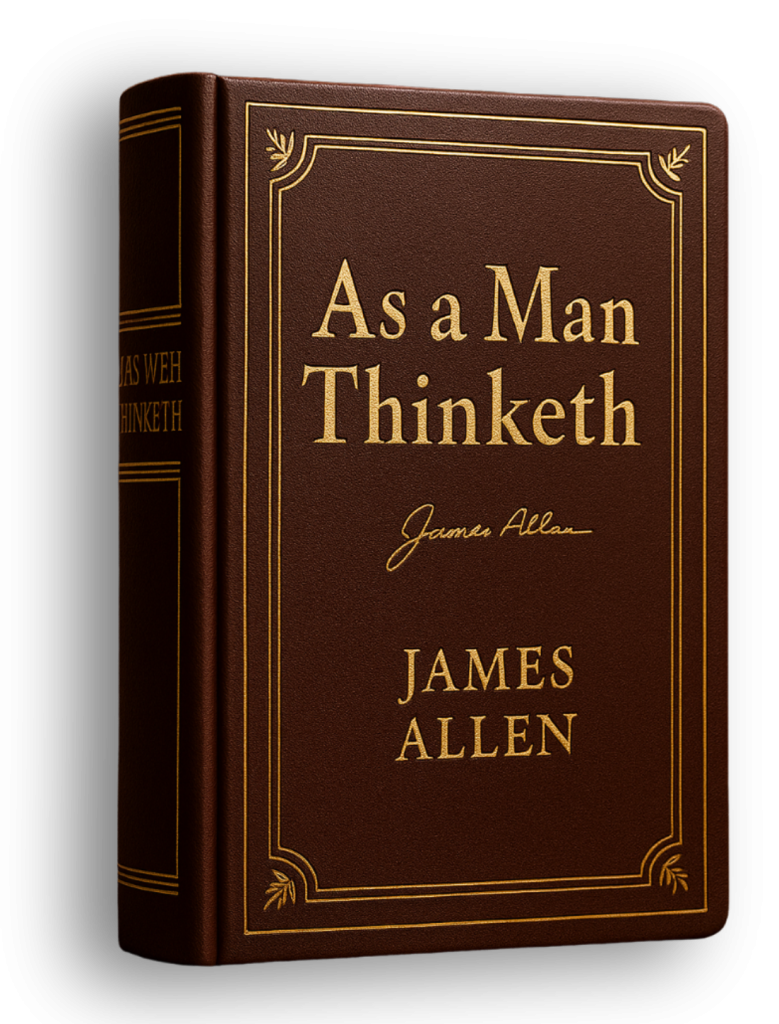 AAMT Book Leather bound As A Man Thinketh